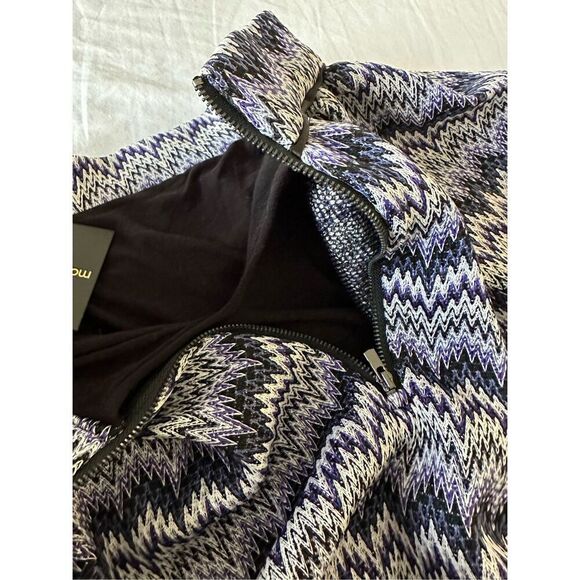 NWT Maje Womens Purple Skirt with Lace Size 2( USA size M) - Picture 8 of 11